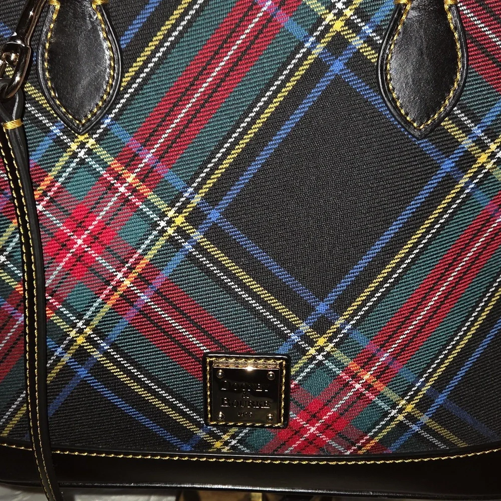Dooney & Bourke Tartan Dome Satchel